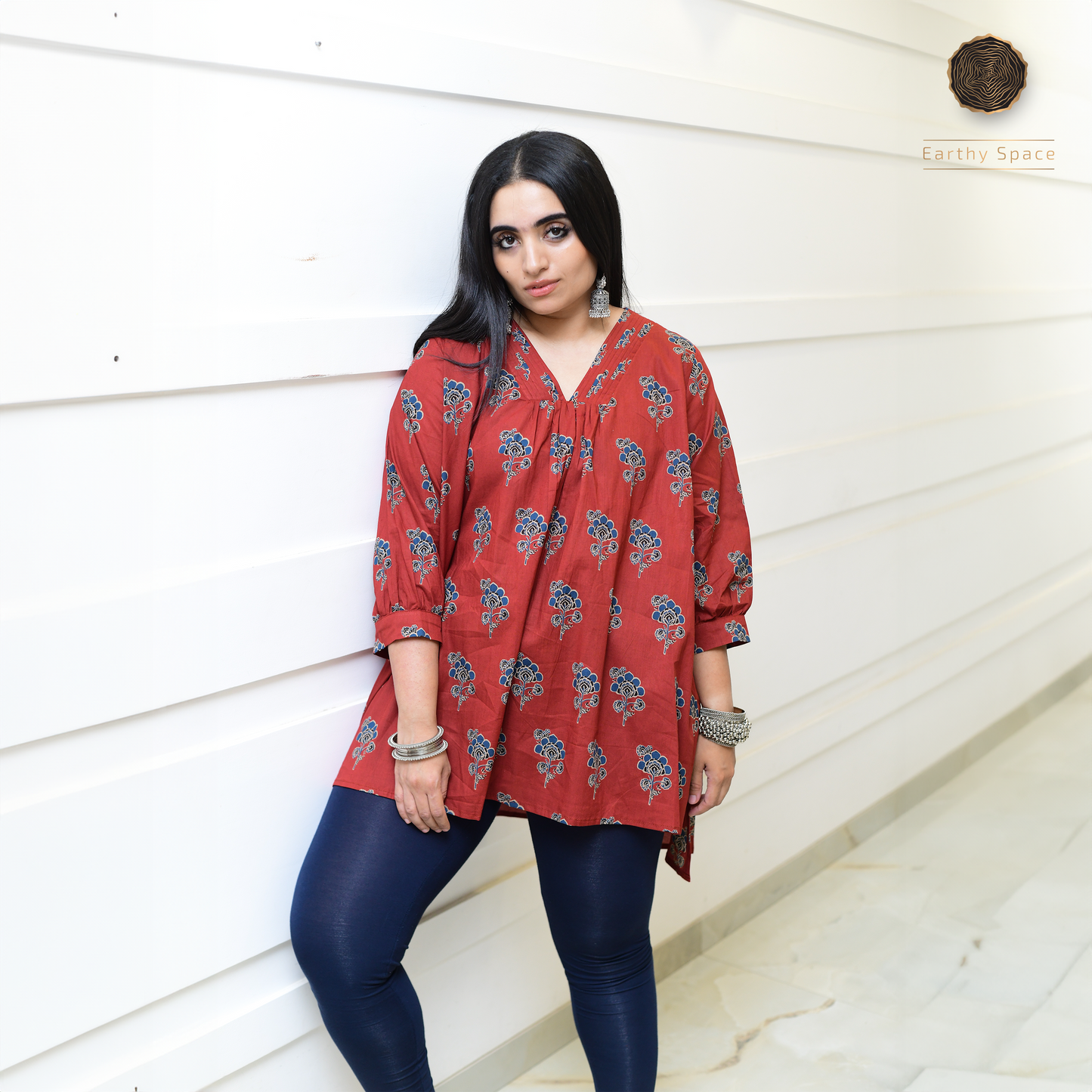 Ajrakh Red - Casual Wear