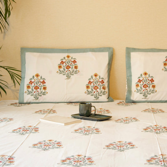 Spring Premium Handblock Printed Bedsheets