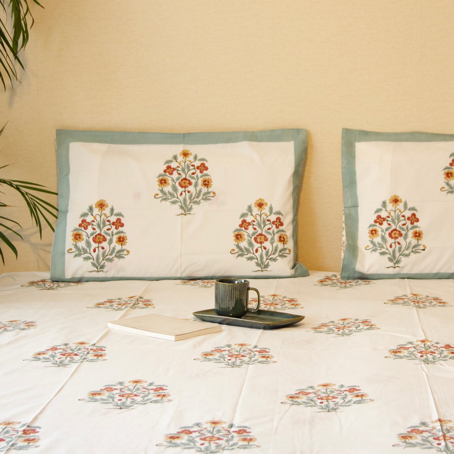 Spring Premium Handblock Printed Bedsheet