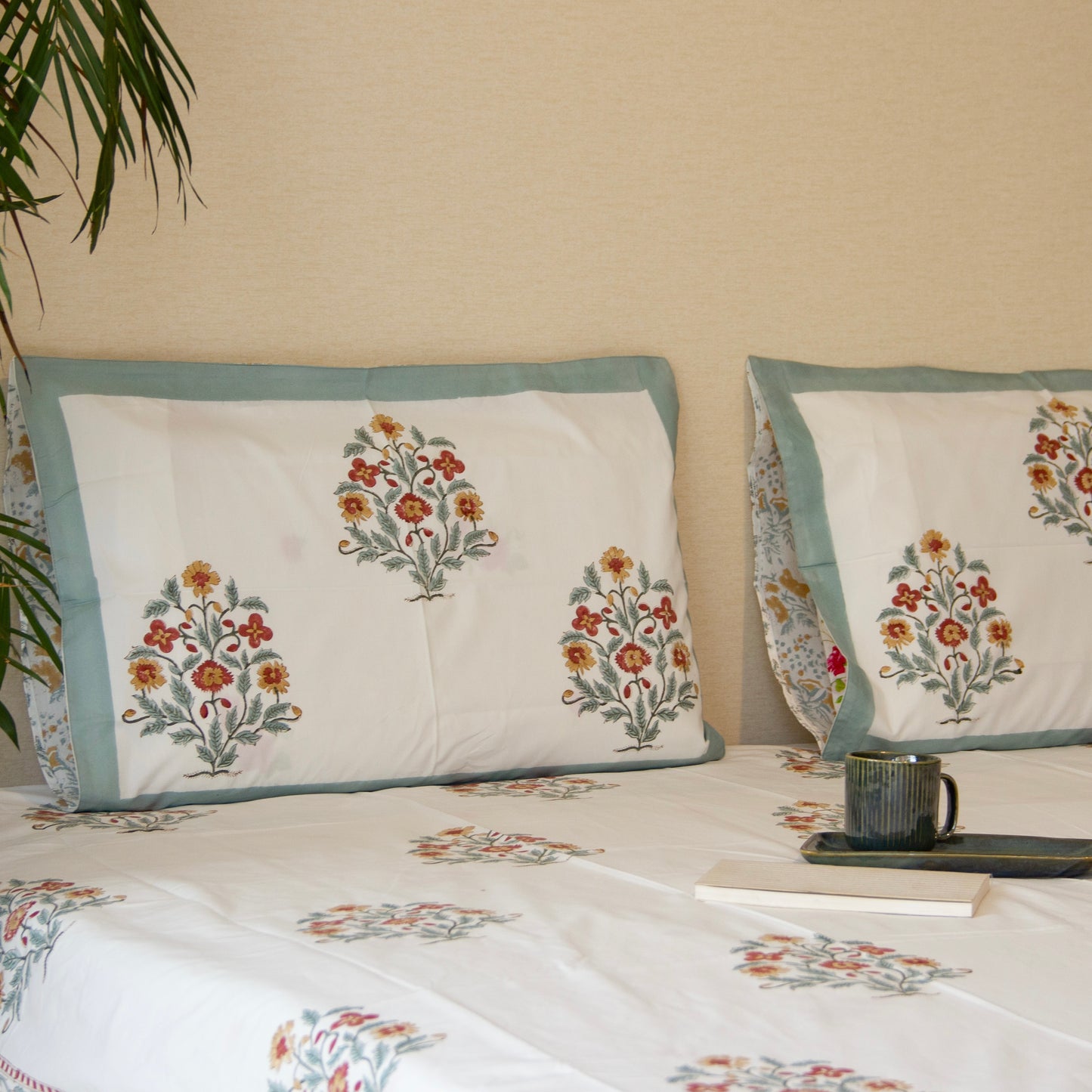 Spring Premium Handblock Printed Bedsheets