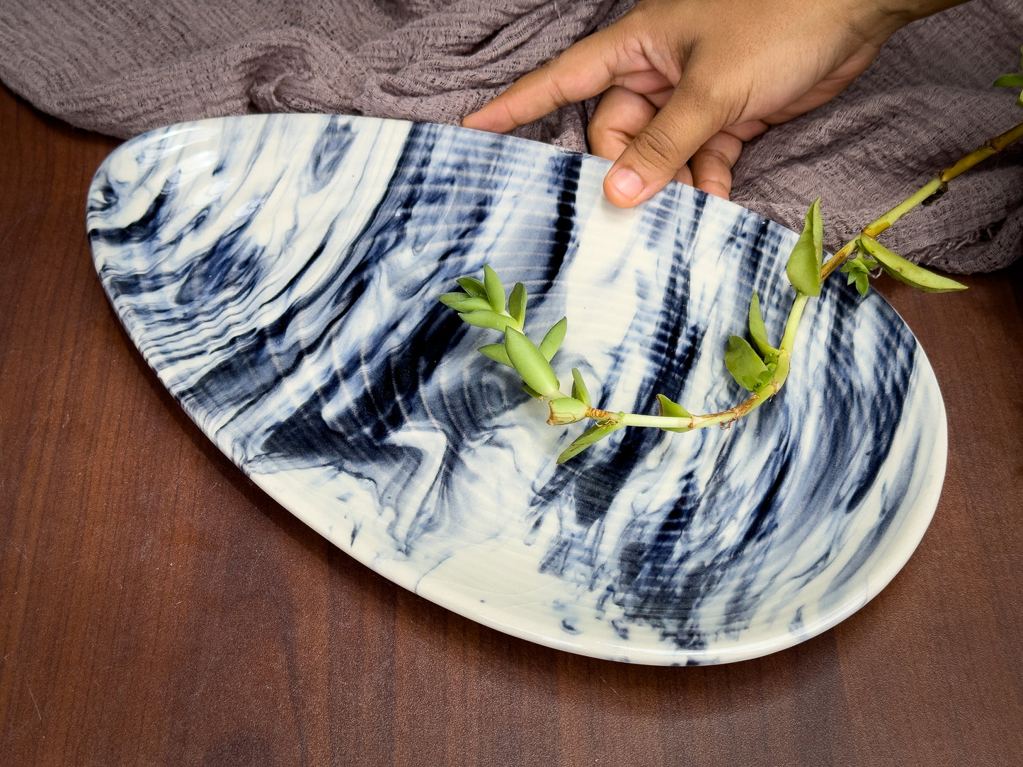 Ceramic Badam Platter