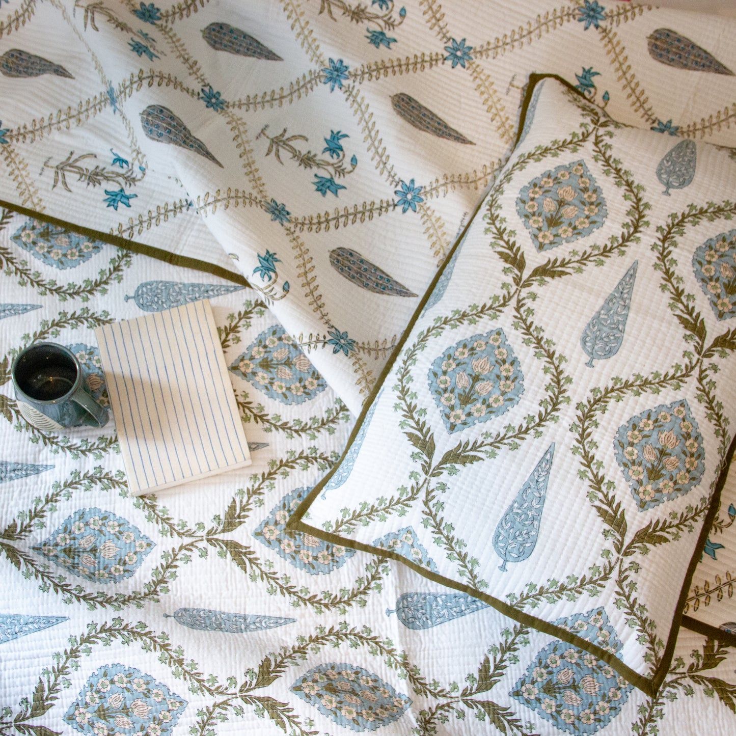 Blossom Series- Quilted Bedspread