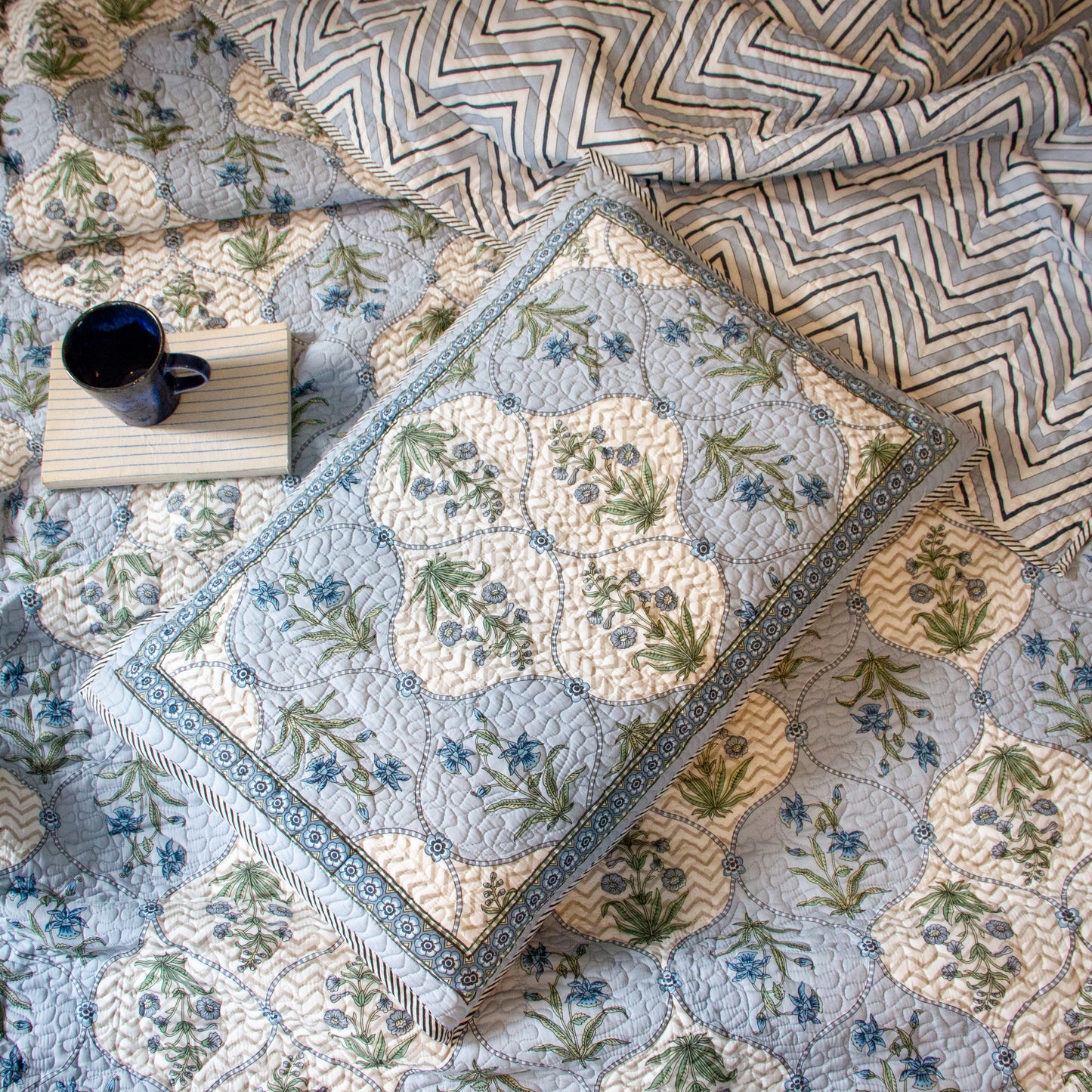 Blossom Series- Quilted Bedspread