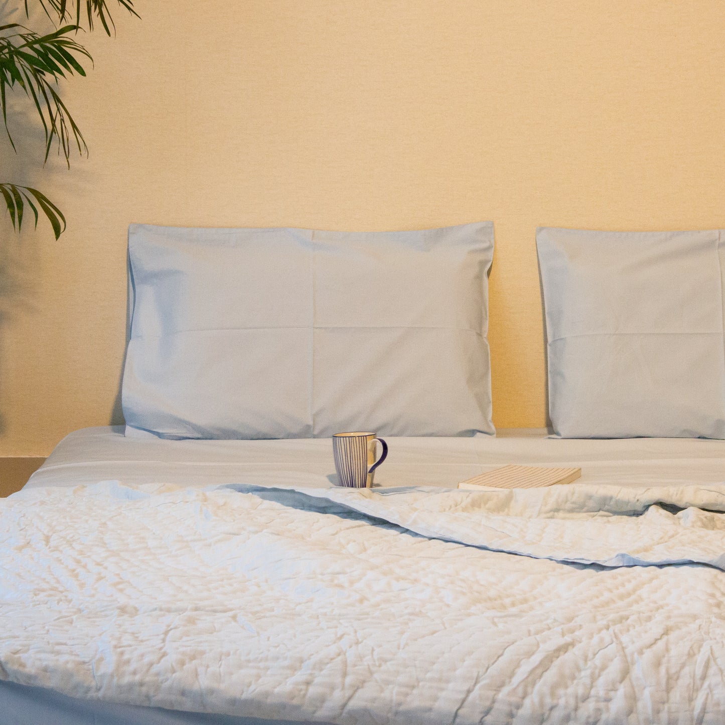 Solid Bedding Set- Powder Blue