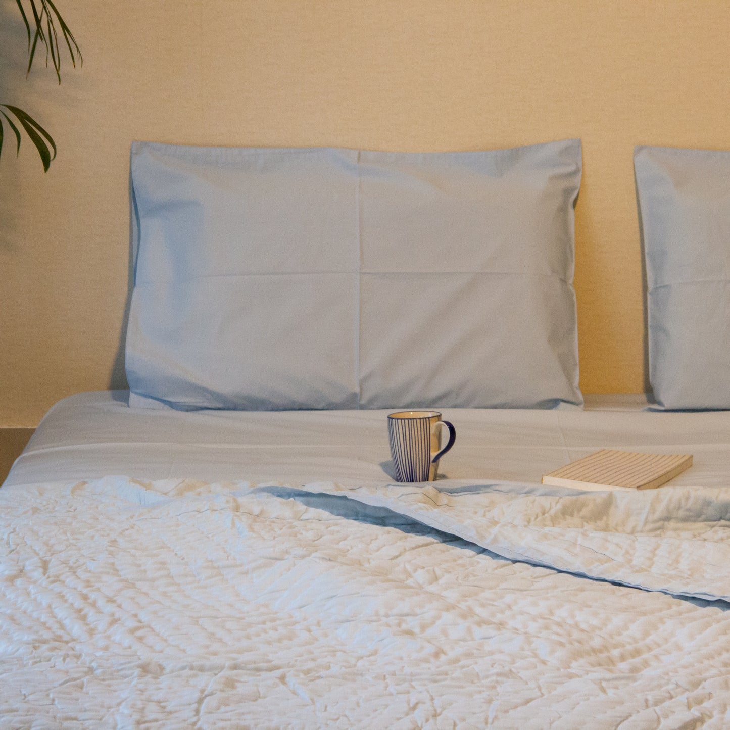 Solid Bedding Set- Powder Blue