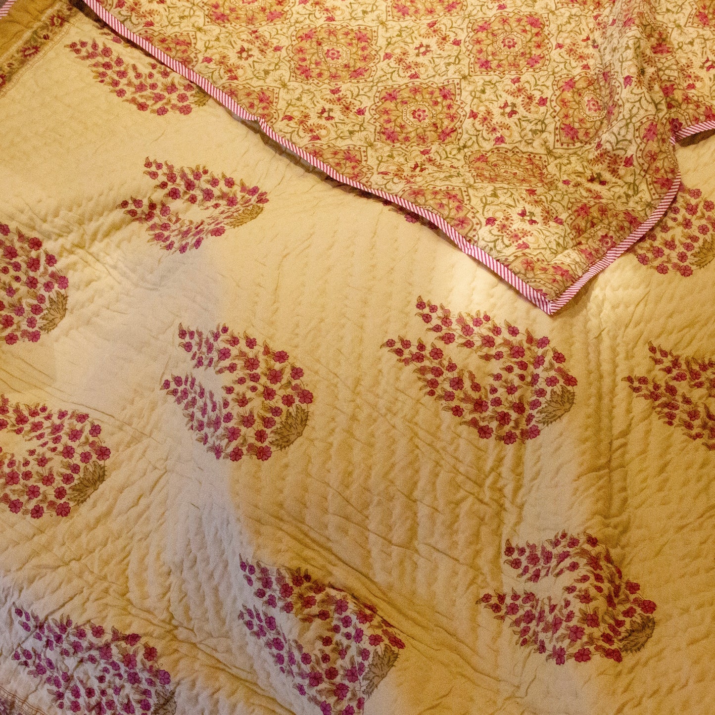 Zen Golden Reversible Quilt