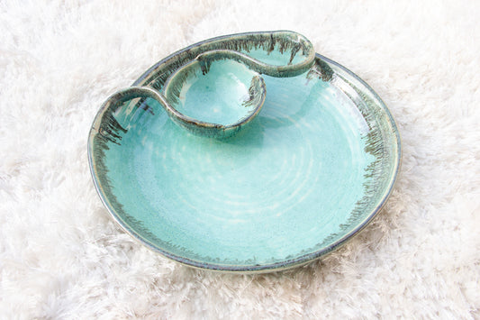 Ceramic Chip & Dip Platter