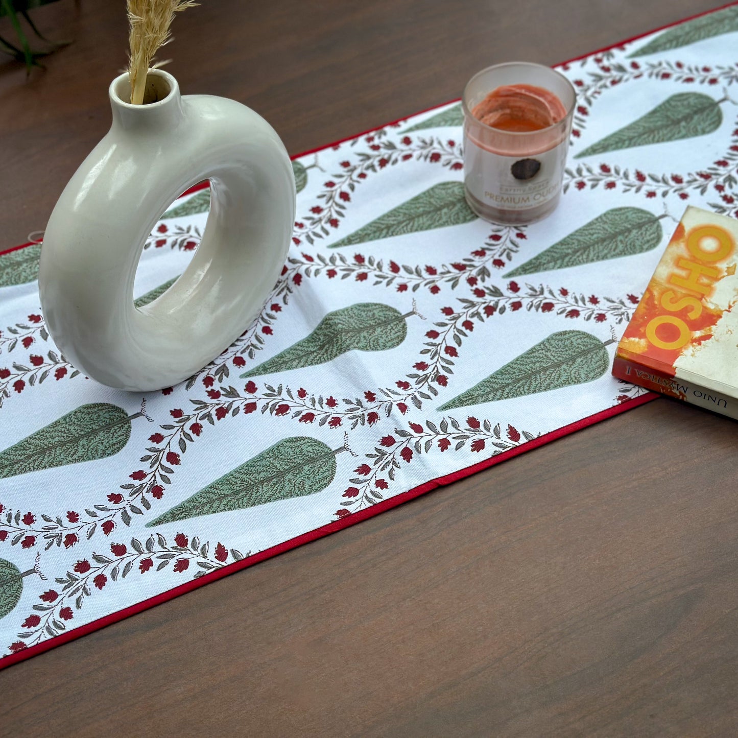 Green Cypress Table Runner