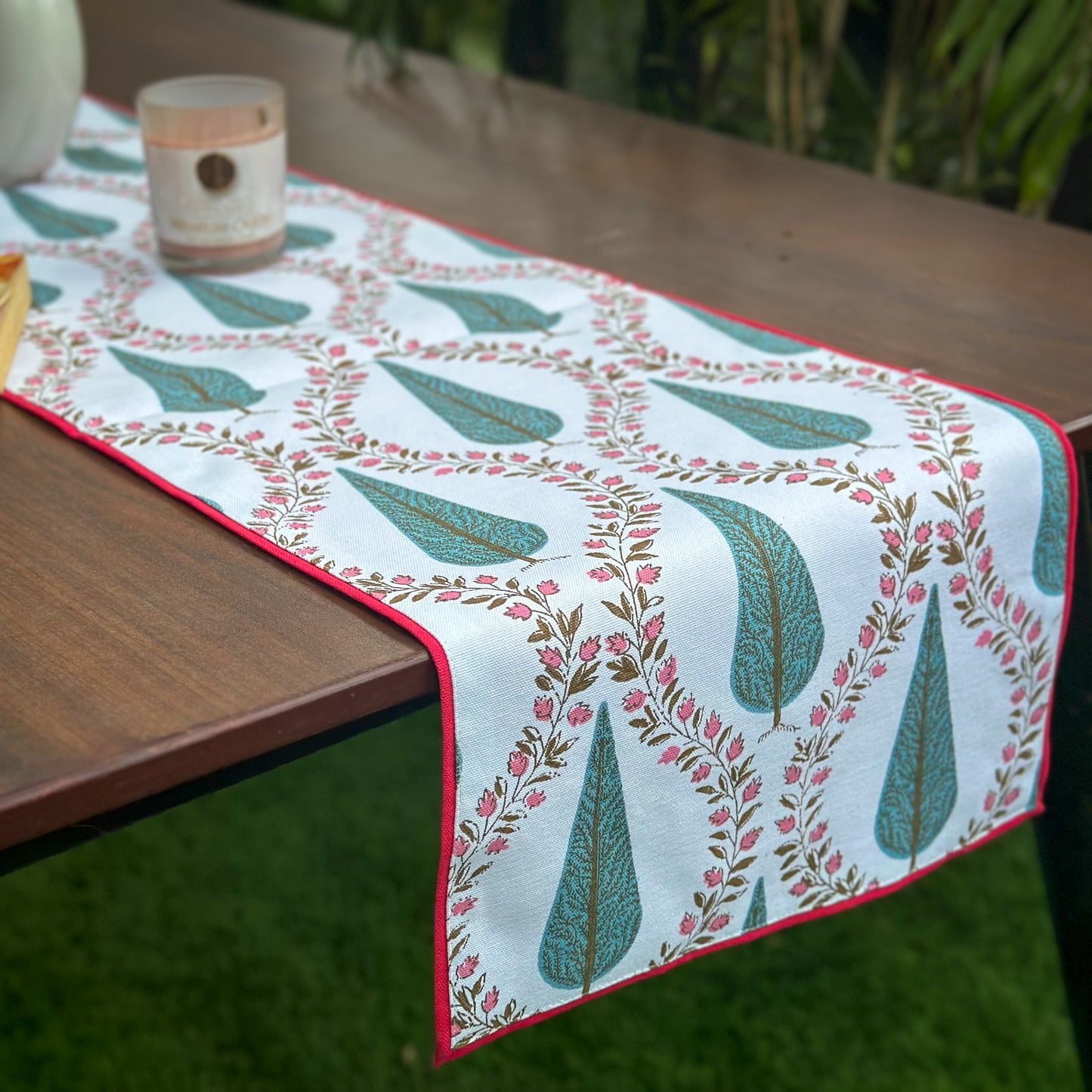 Blue Cypress Table Runner