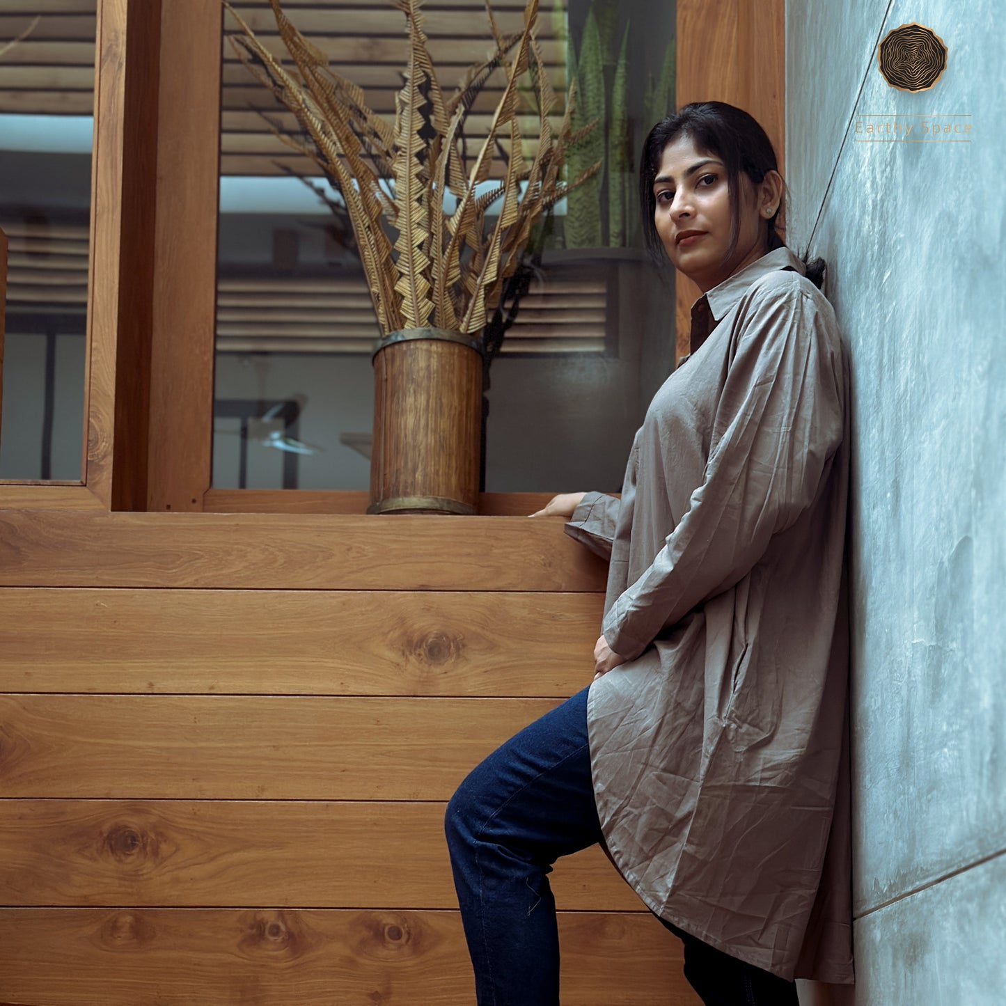 Long Shirt - Rustic Beige