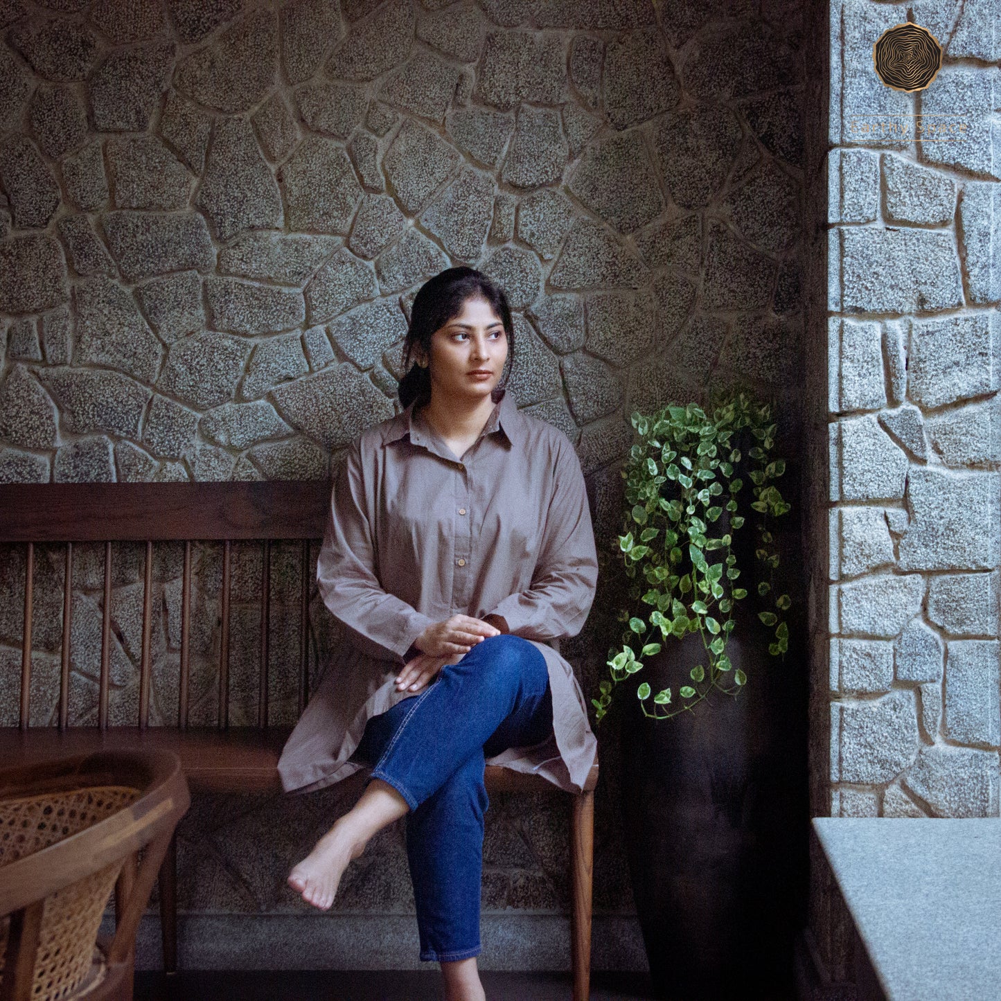 Long Shirt - Rustic Beige