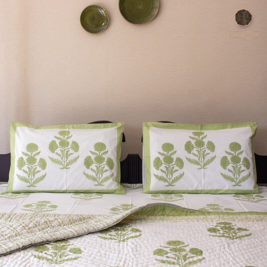 Daffodil Greens Bedding Set