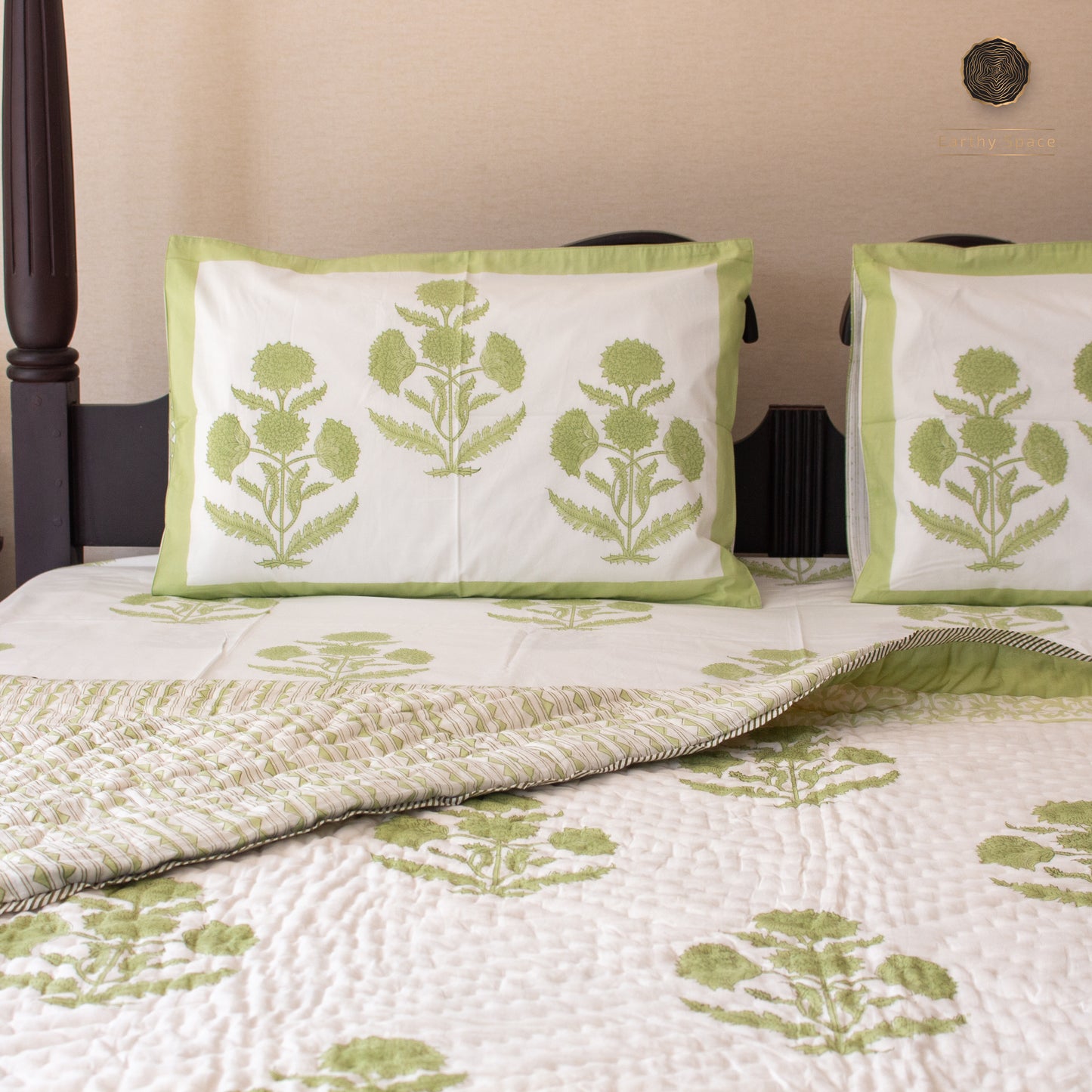 Daffodil Greens Bedding Set