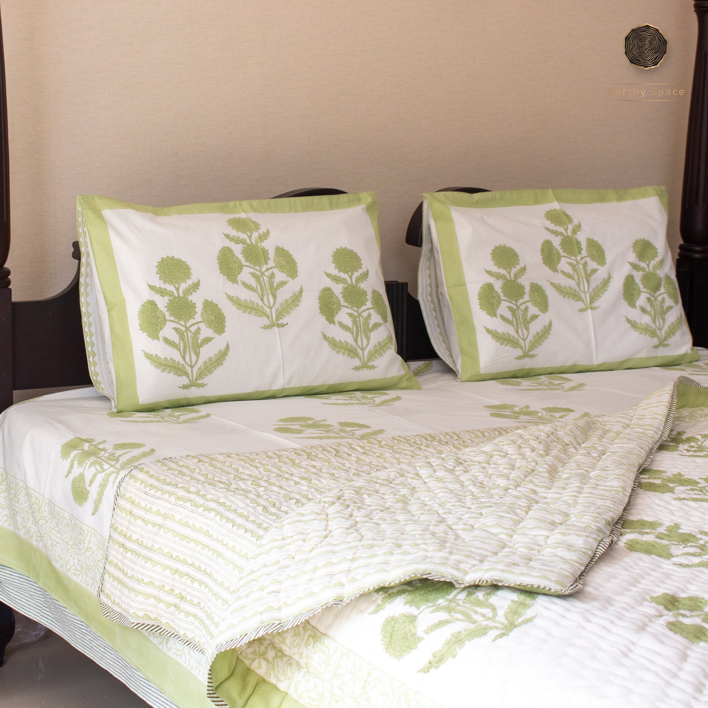 Daffodil Greens Bedding Set