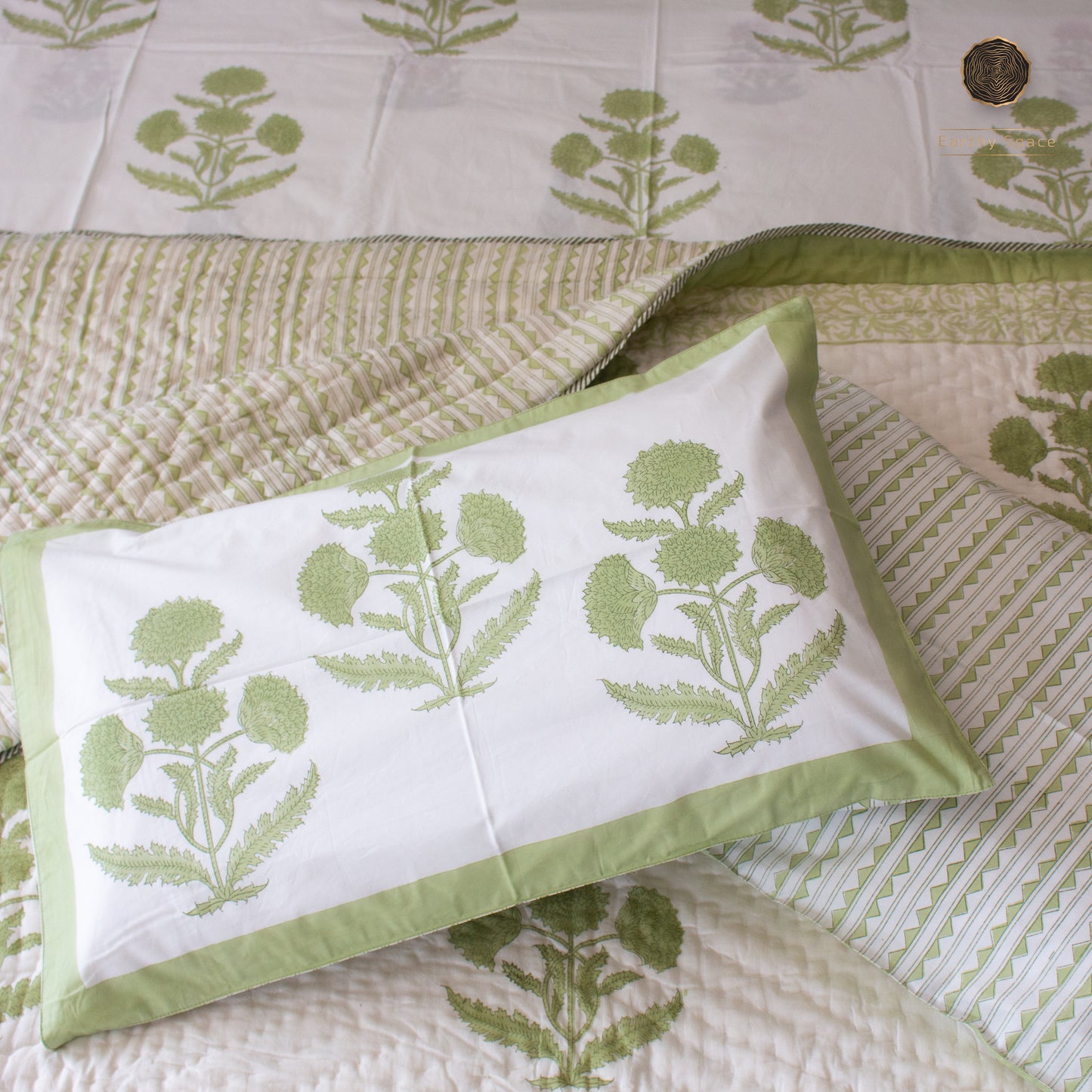 Daffodil Greens Bedding Set