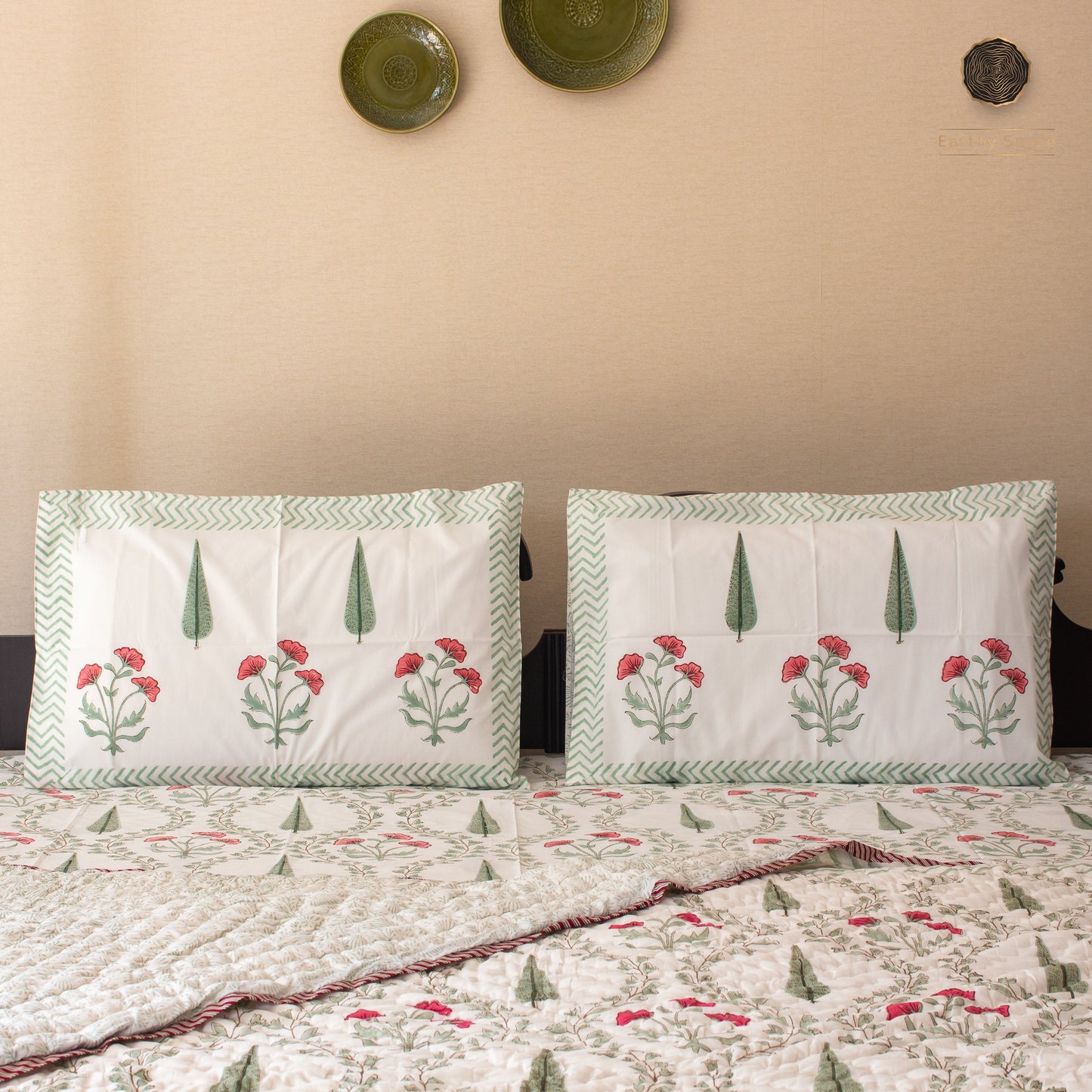 Evergreen Gardenia Bedding Set
