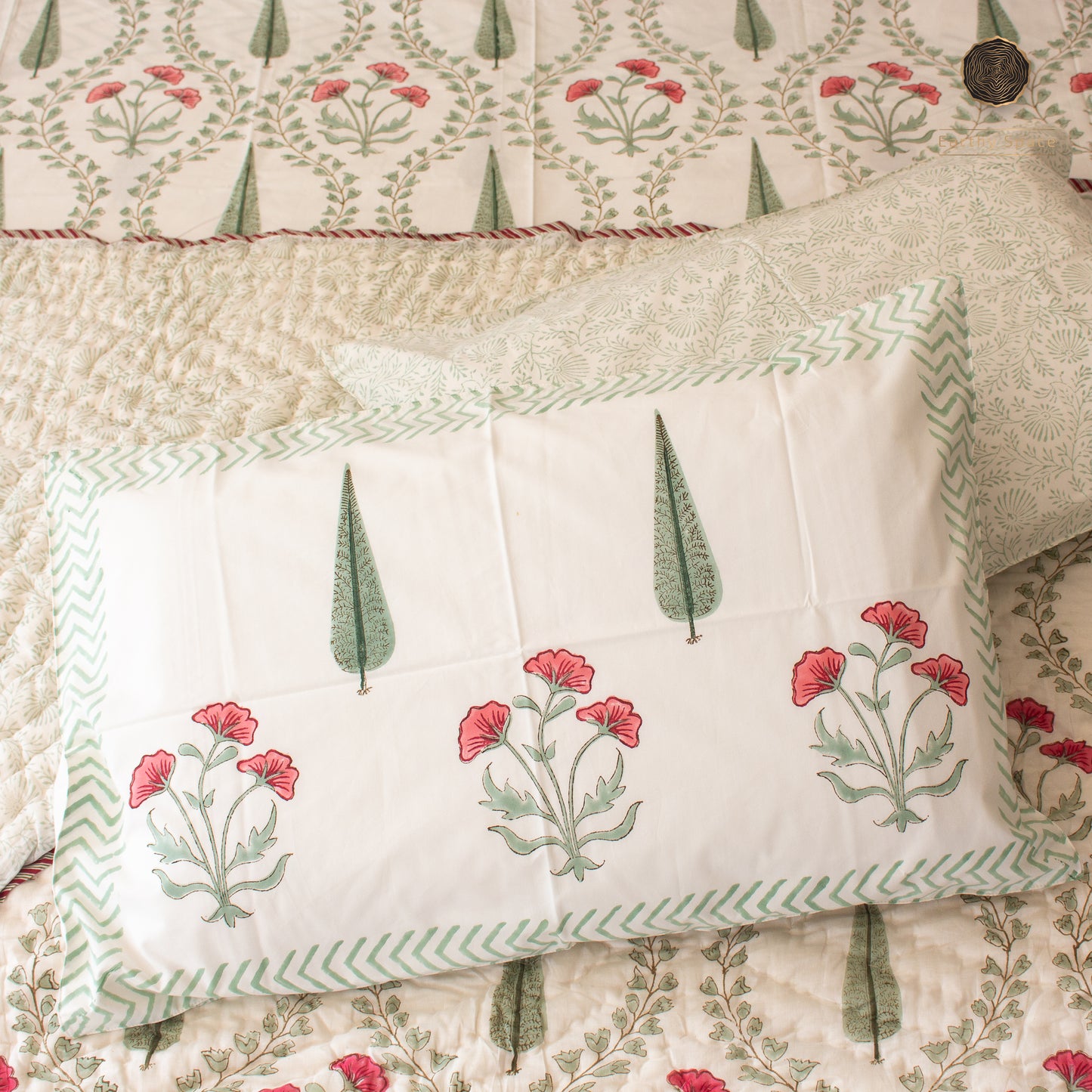 Evergreen Gardenia Bedding Set