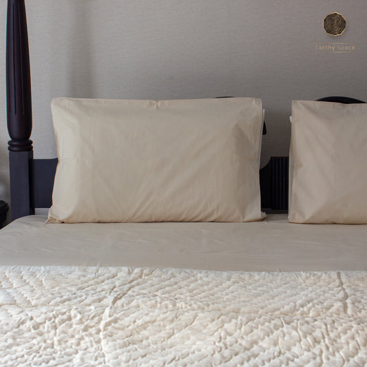 Solid Bedding Set - Beige