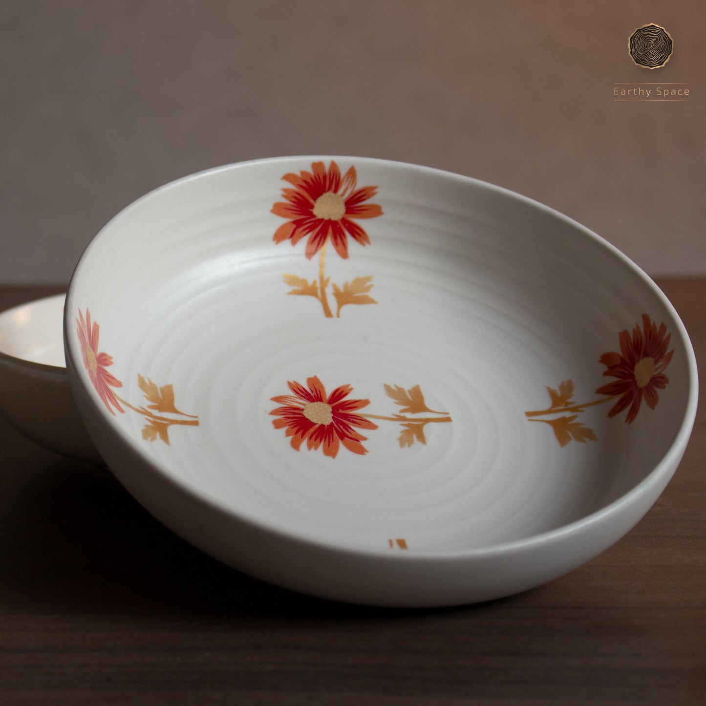Ivory Floral Bowl