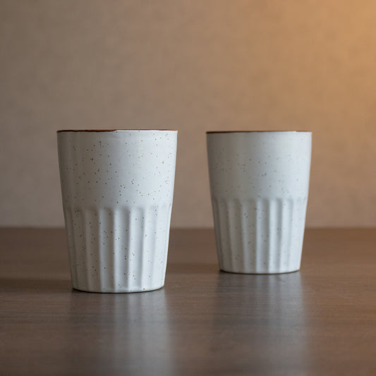 Ivory Ceramic Glasses