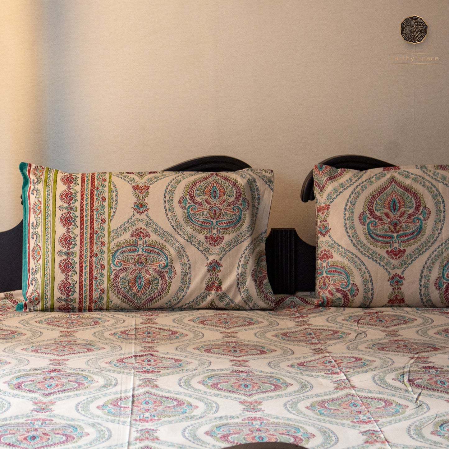 Green Royal Marwar  - Bedsheet 108" by 108"