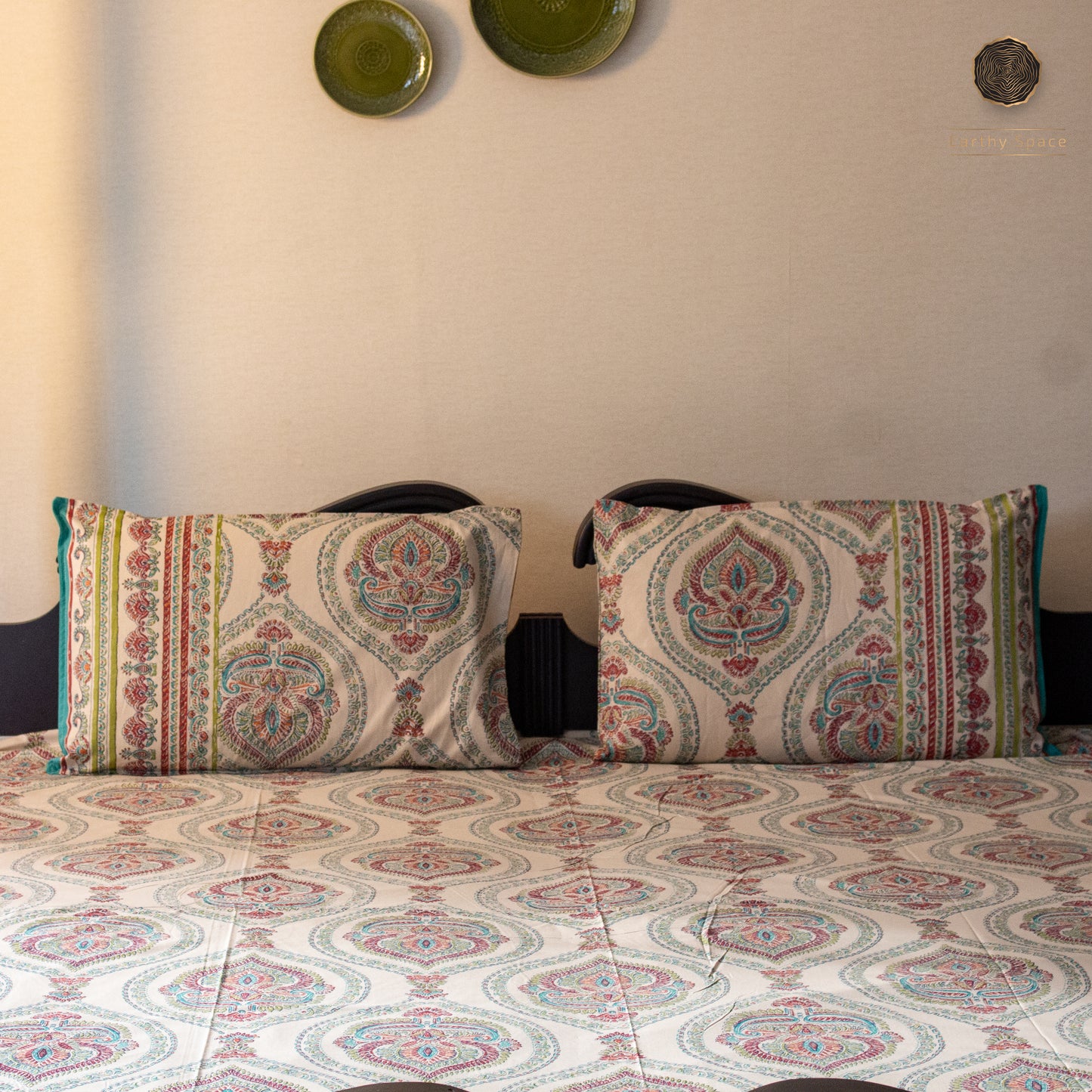 Green Royal Marwar  - Bedsheet 108" by 108"