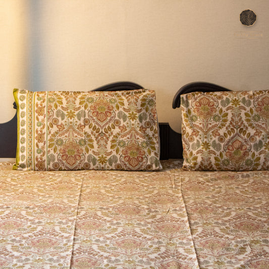 Amber Palace Print  - Bedsheet 108" by 108"