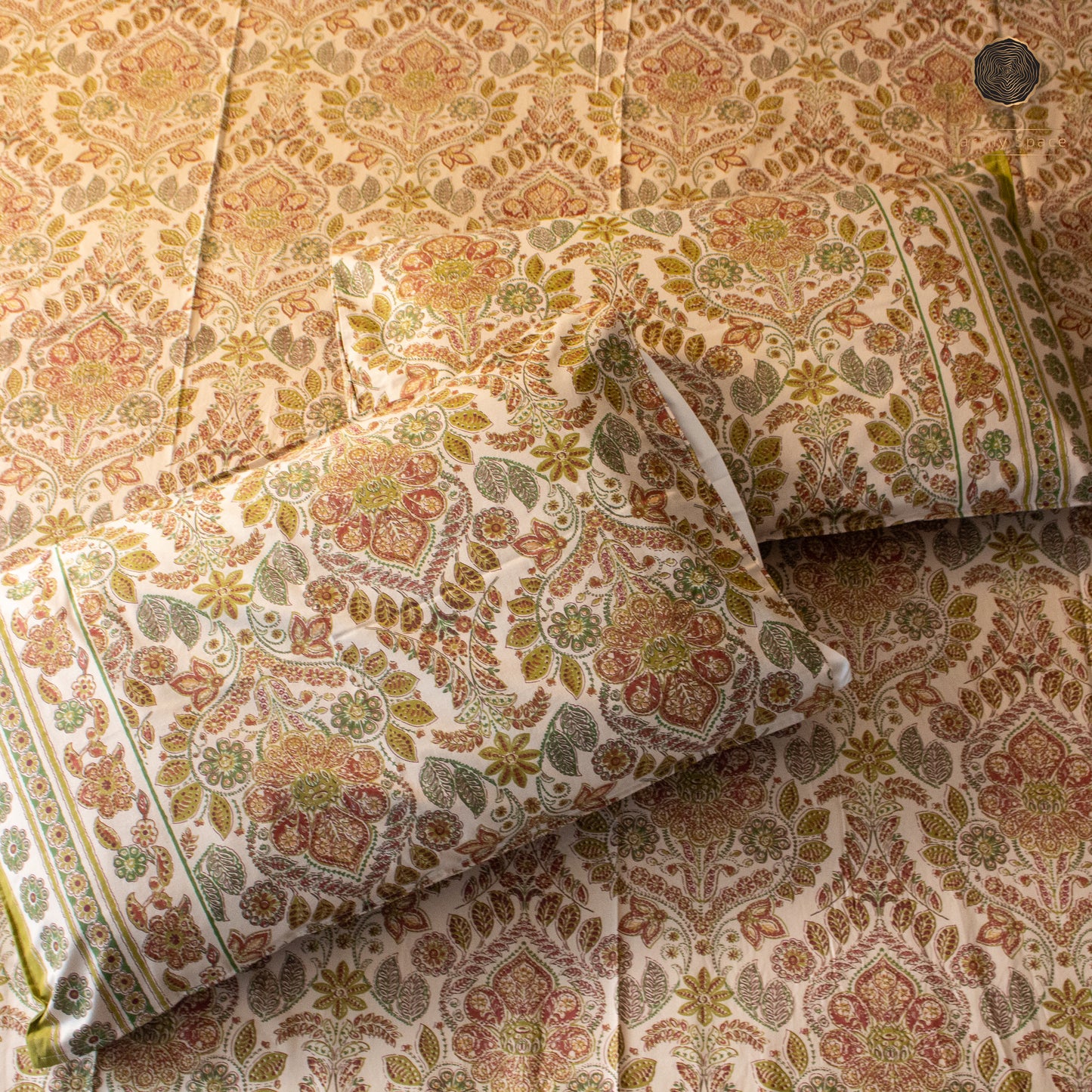 Amber Palace Print  - Bedsheet 108" by 108"