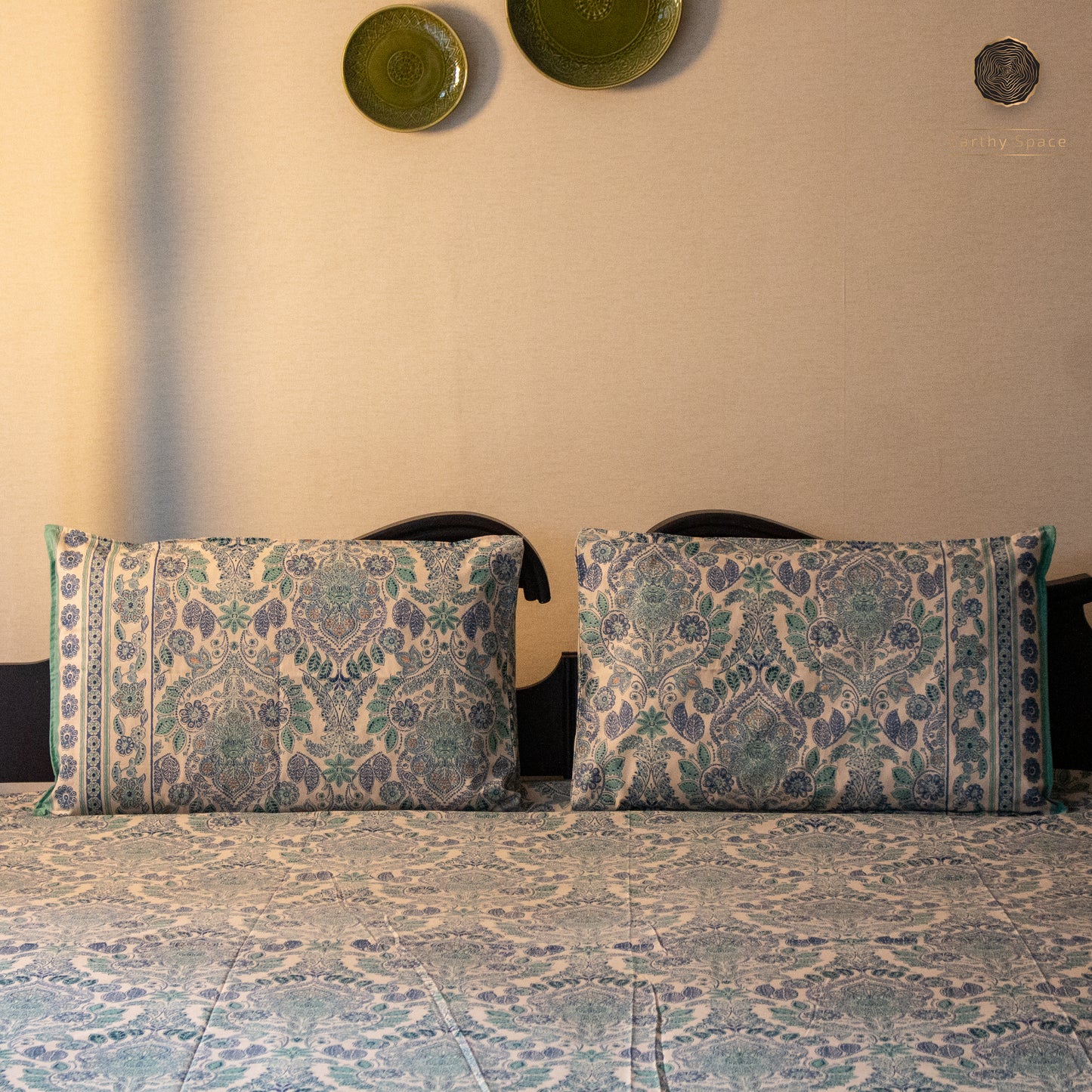 Bluebell Palace Print  - Bedsheet 108" by 108"