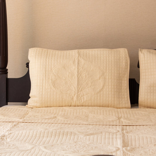 Beige Eden Garden - Premium Bedspread