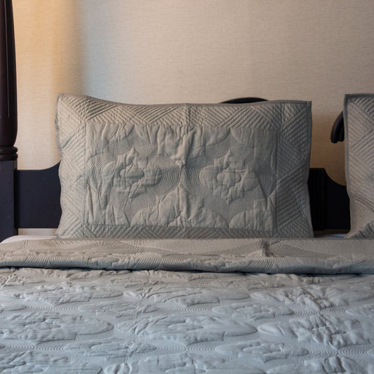 Riverstone Grey - Premium Bedspread