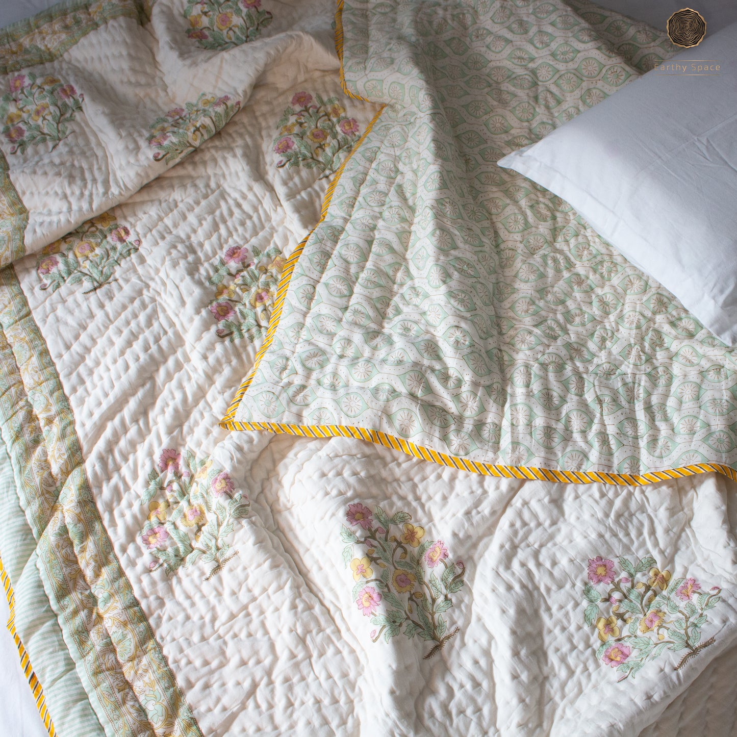 Reversible Quilt - Jaipur Mahal