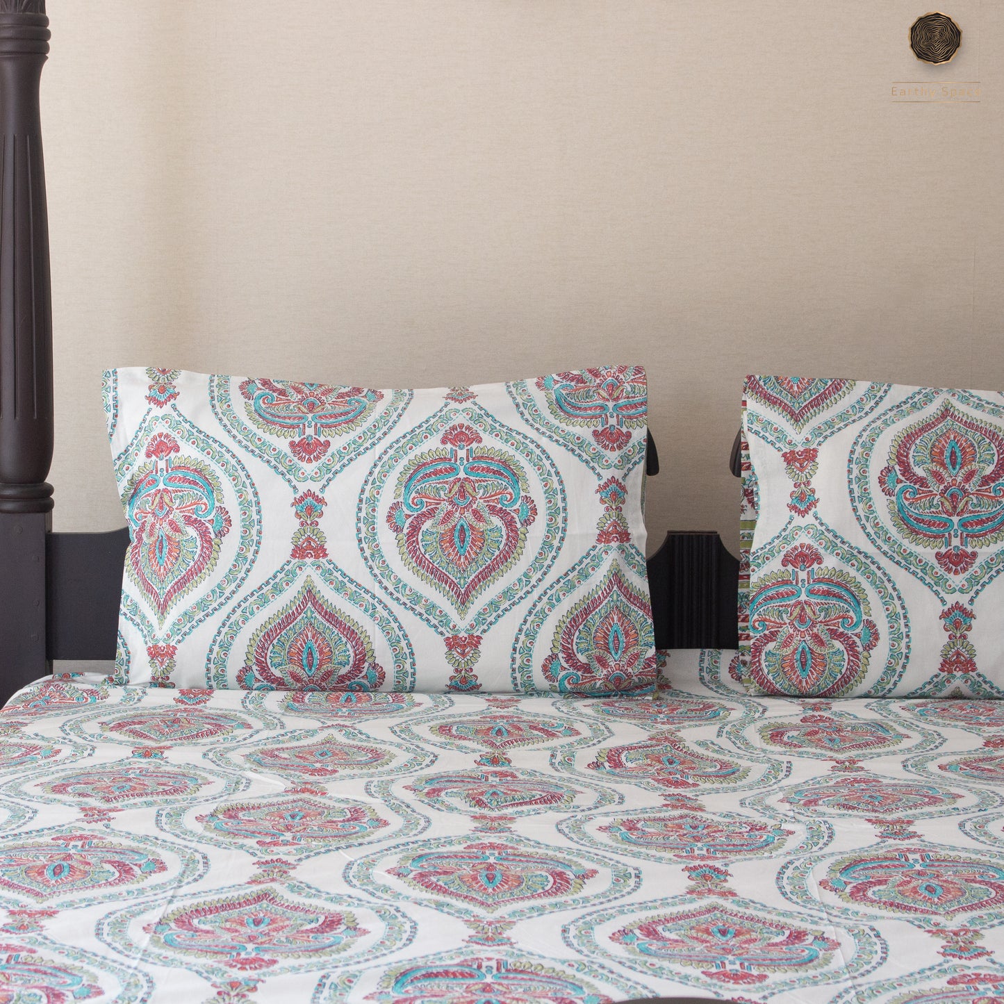 Green Marwar - Bedsheet - 108" by 108"