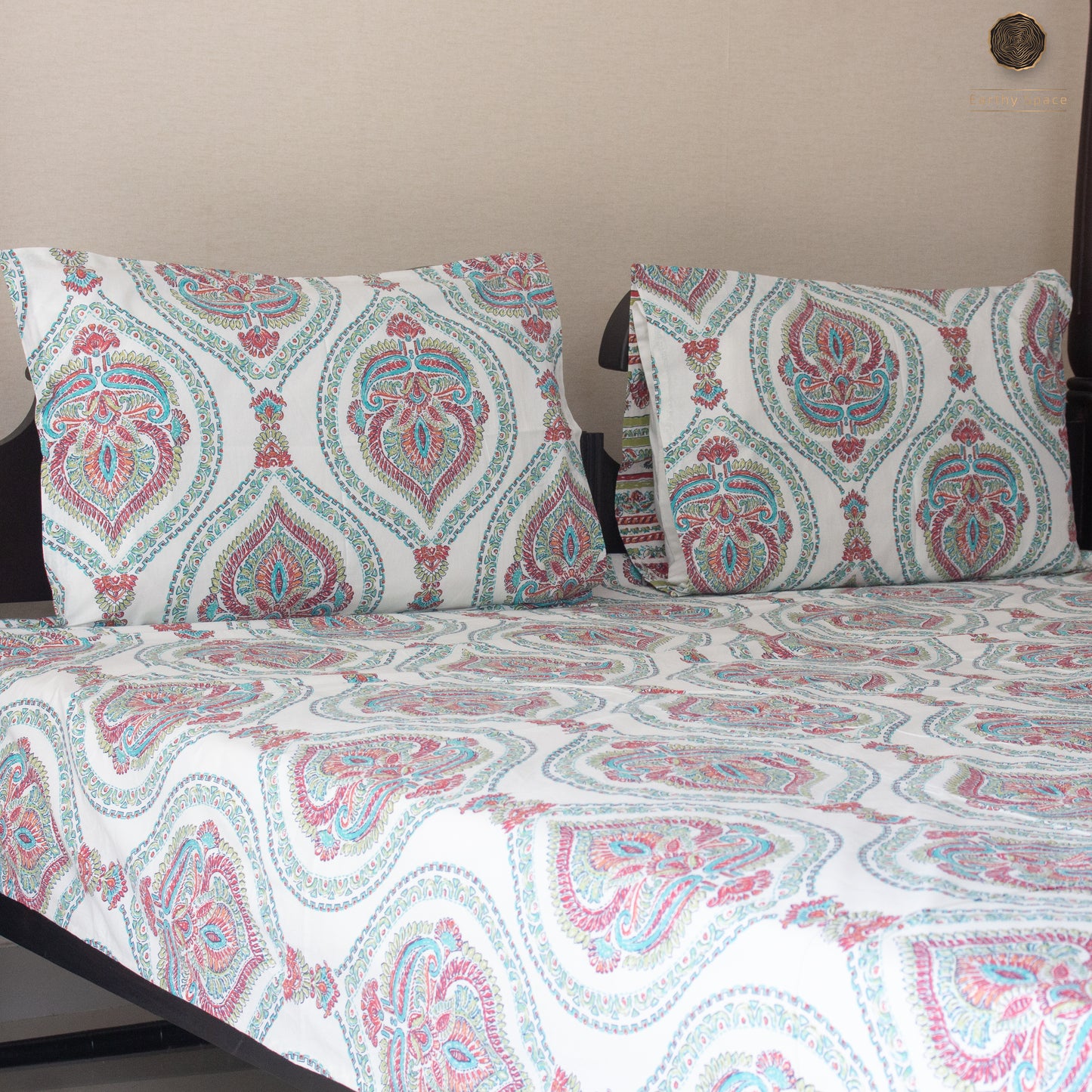 Green Marwar - Bedsheet - 108" by 108"