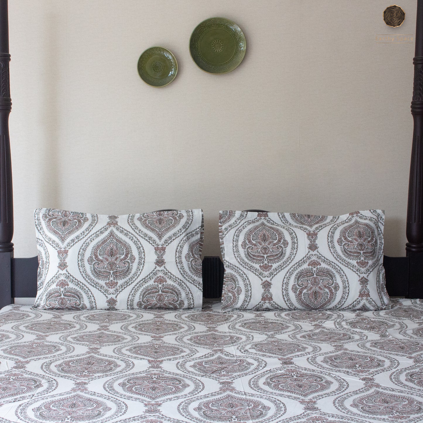 Brown Marwar - Bedsheet - 108" by 108"
