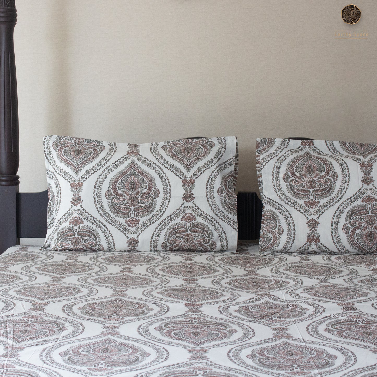 Brown Marwar - Bedsheet - 108" by 108"