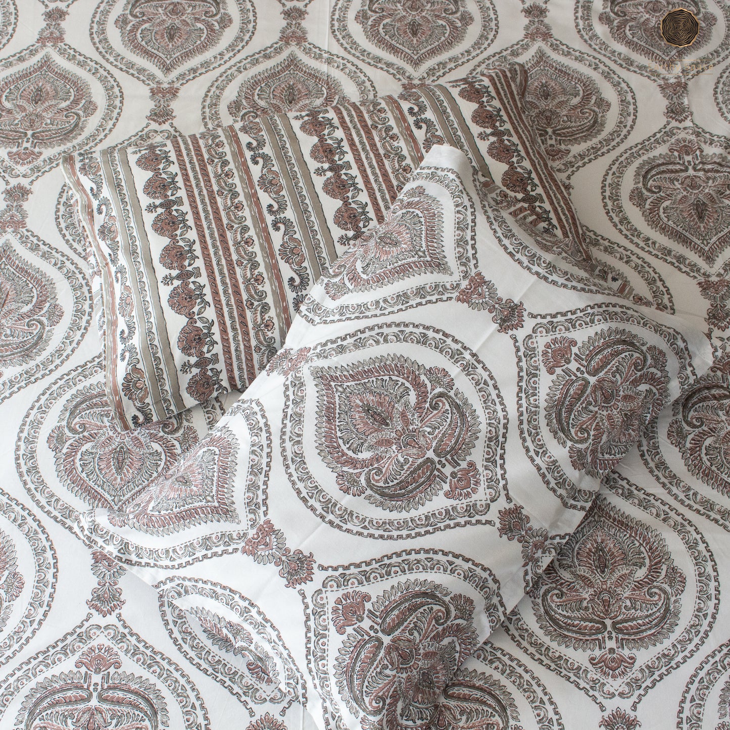 Brown Marwar - Bedsheet - 108" by 108"
