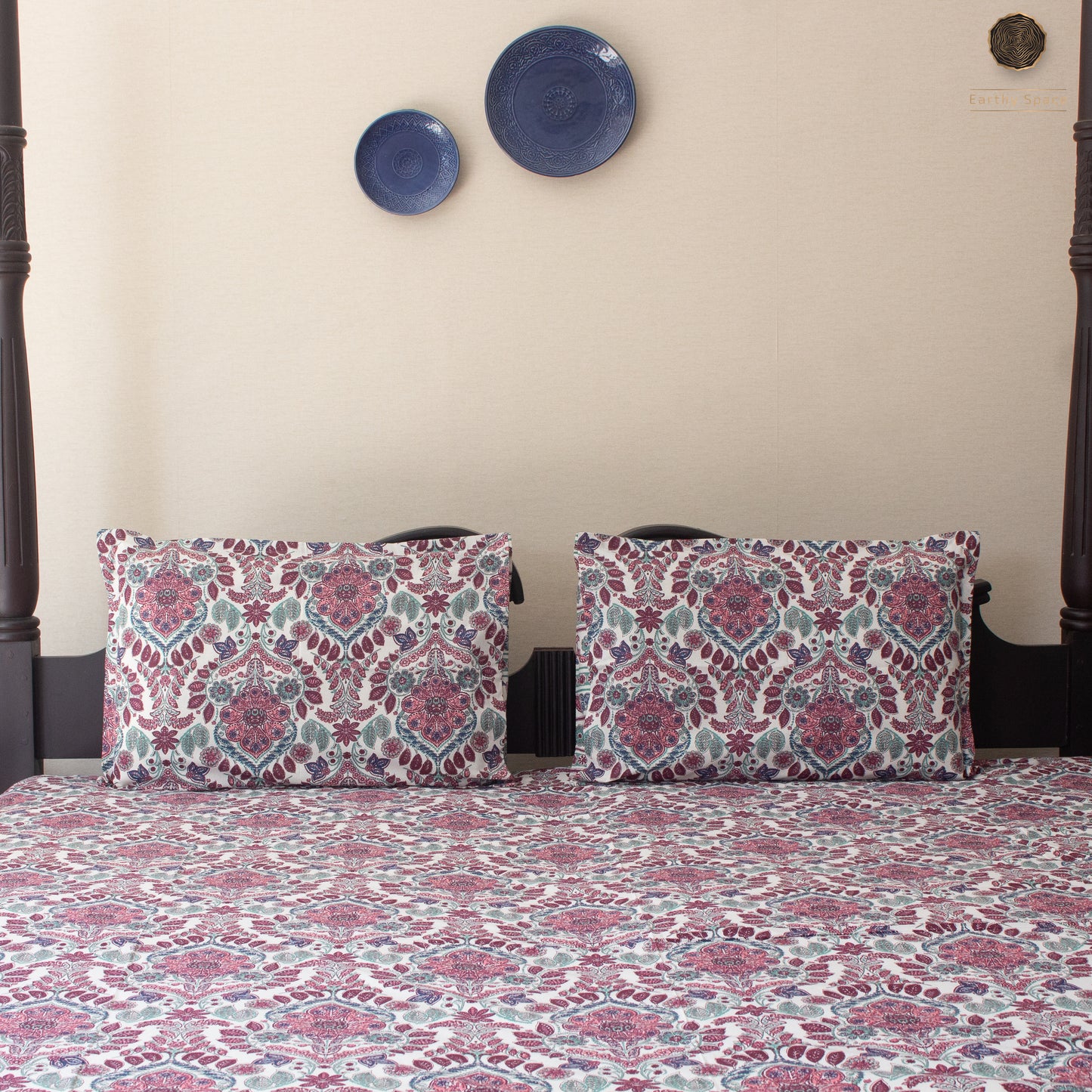 Pink Amber - Bedsheet 90" by 108"