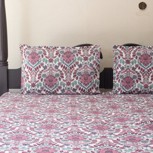 Pink Amber  - Bedsheet 90" by 108"