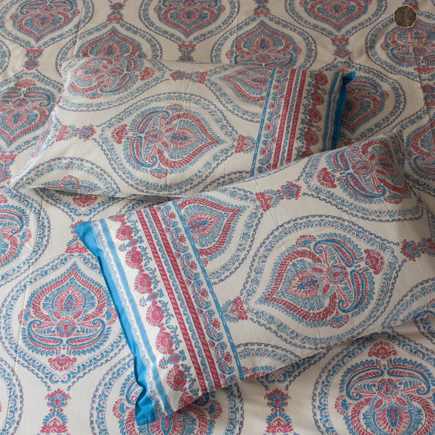 Blue Royal Marwar - Bedsheet 108" by 108"