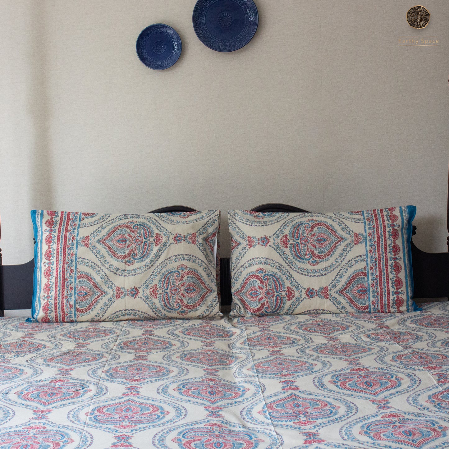 Blue Royal Marwar - Bedsheet 108" by 108"