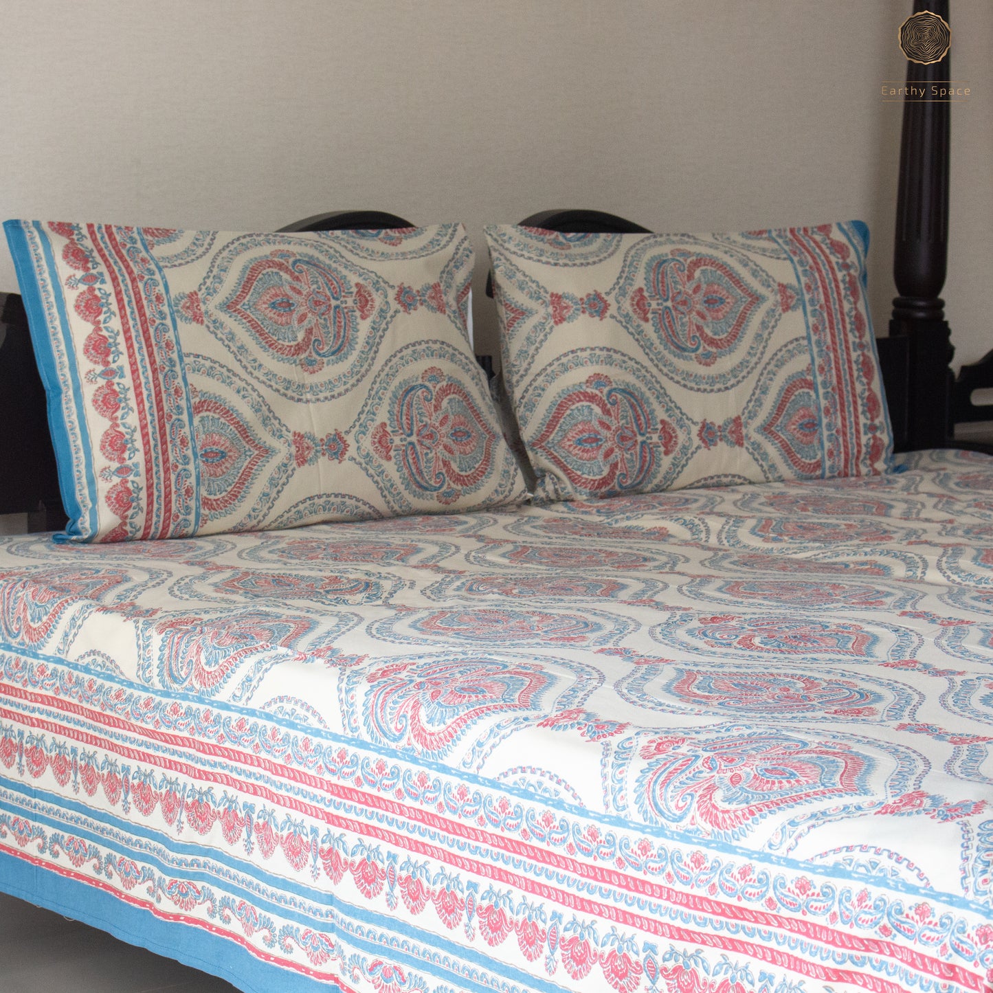 Blue Royal Marwar - Bedsheet 108" by 108"