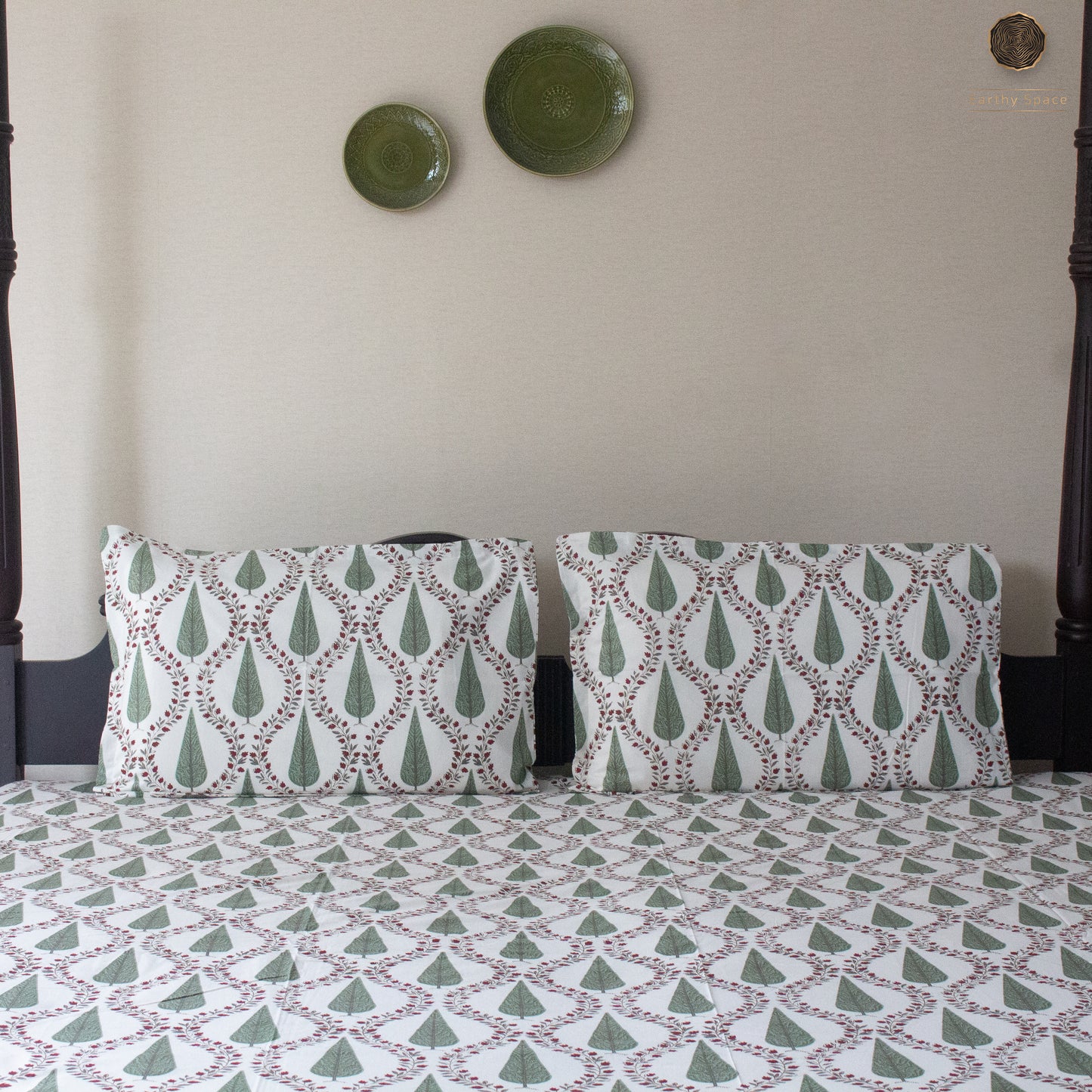 Green Cyprus - Bedsheet 108" by 108"