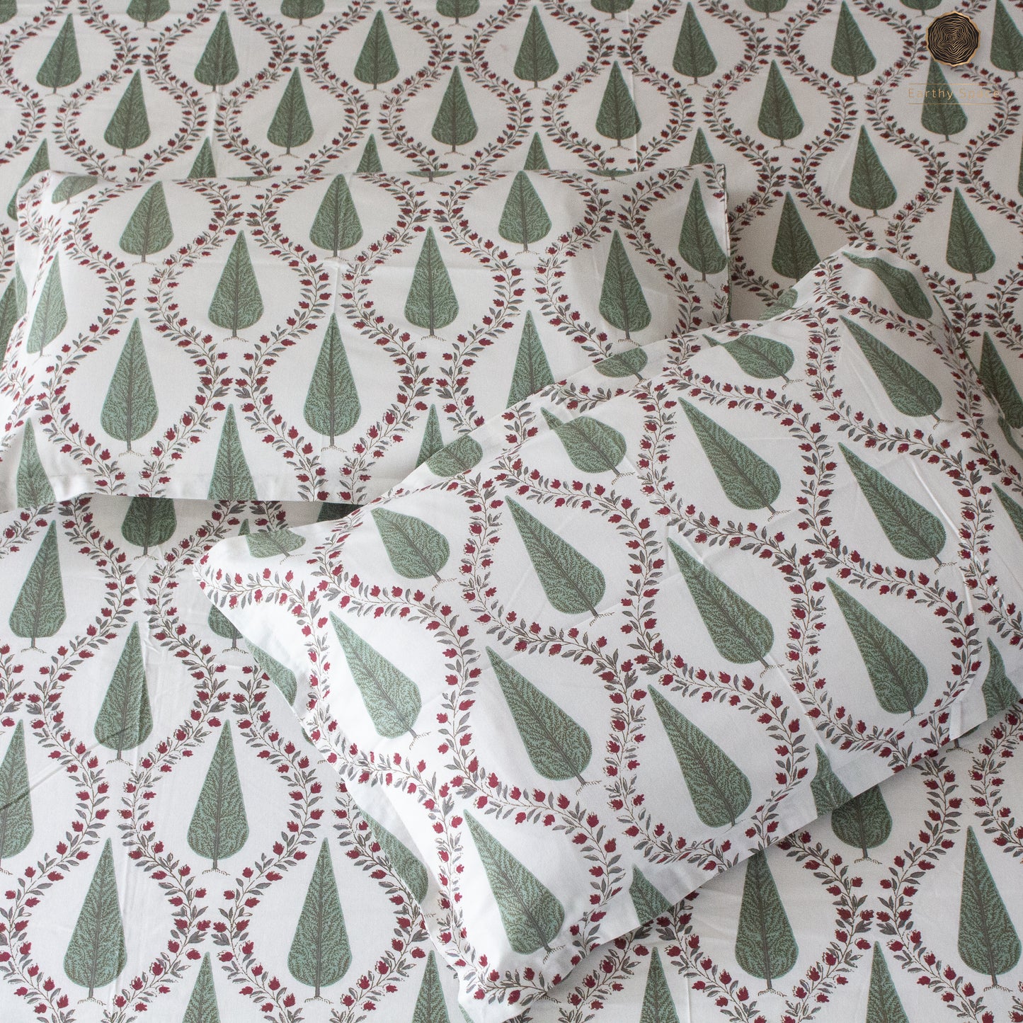 Green Cyprus - Bedsheet 108" by 108"