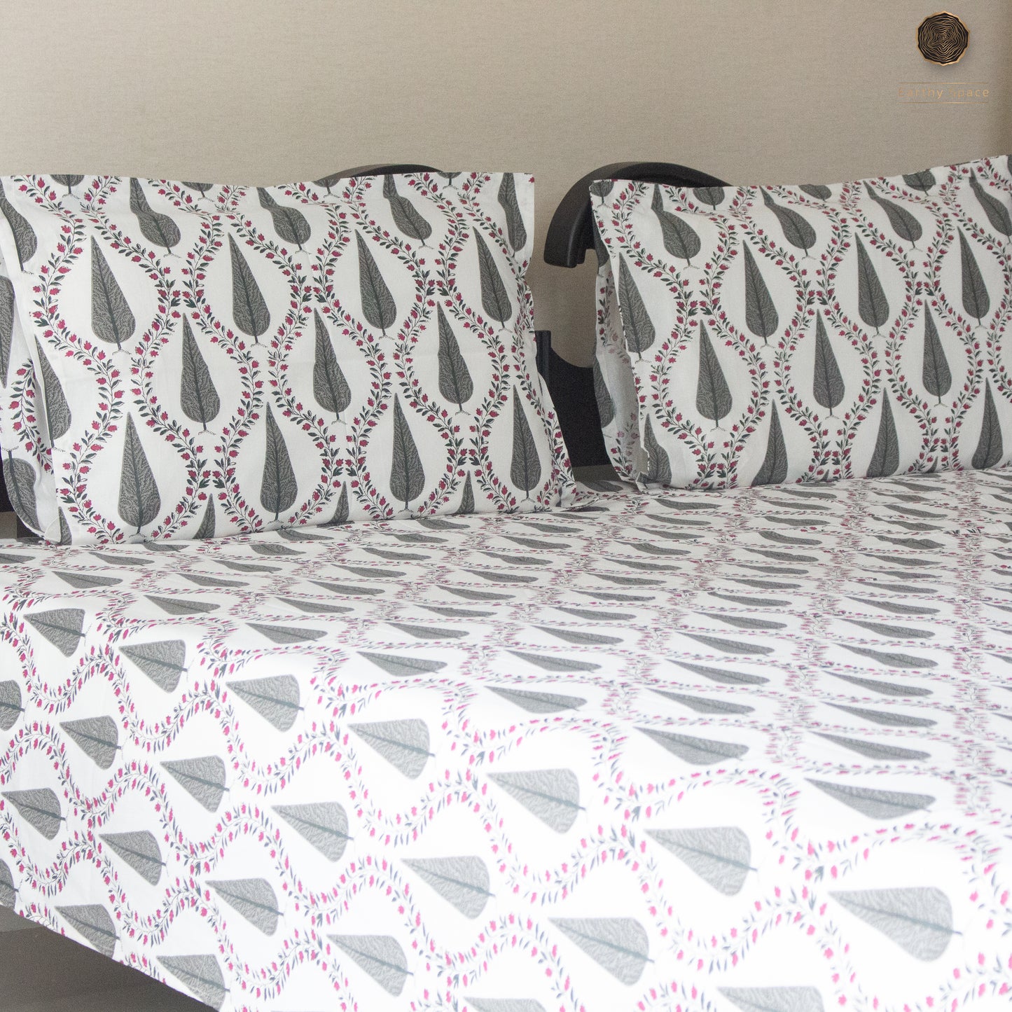 Grey Cyprus - Bedsheet 108" by 108"