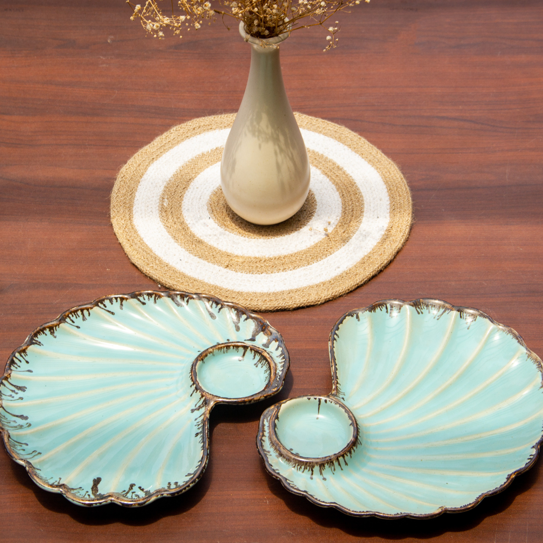 Cygnus Ceramic Chip and Dip Platter