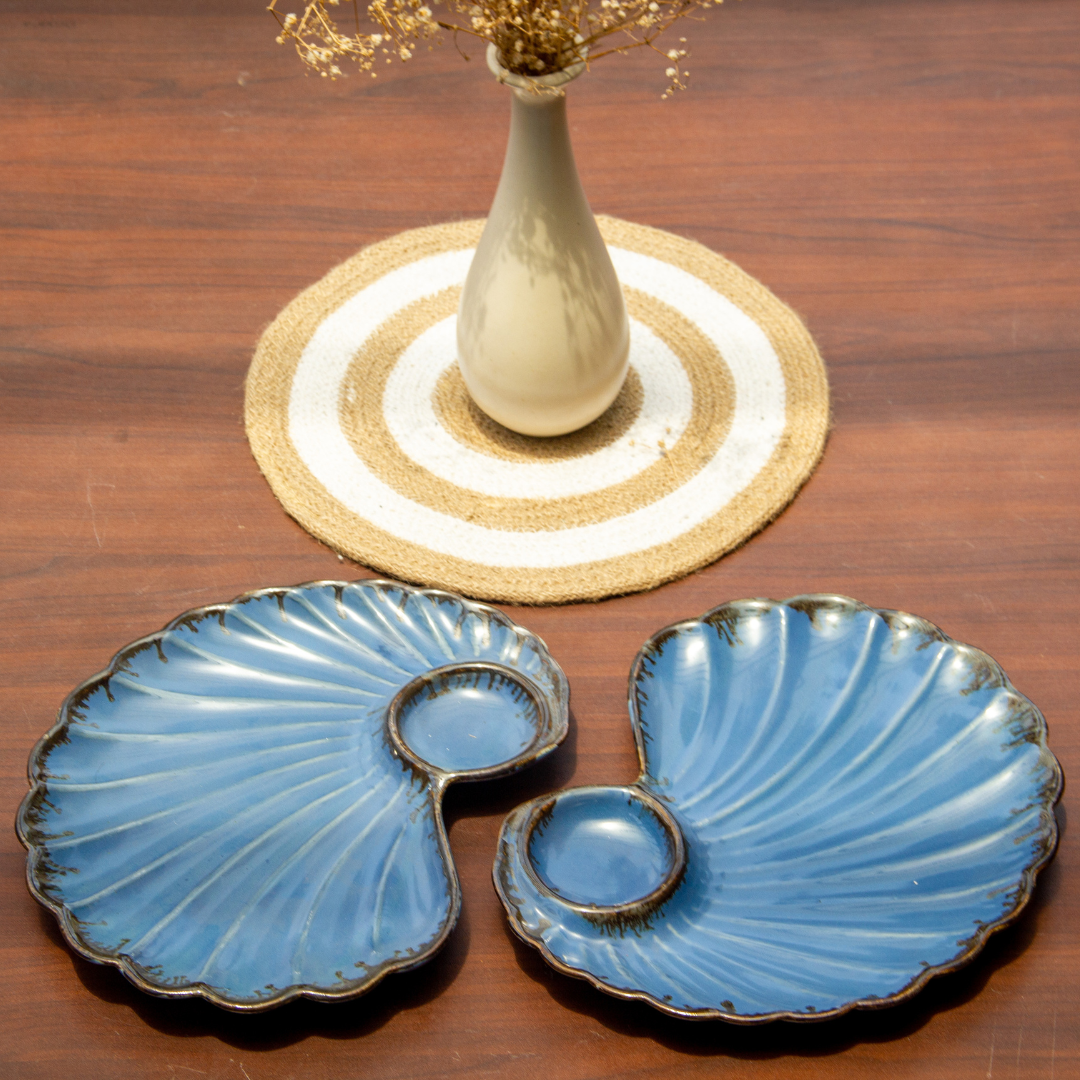 Cygnus Ceramic Chip and Dip Platter