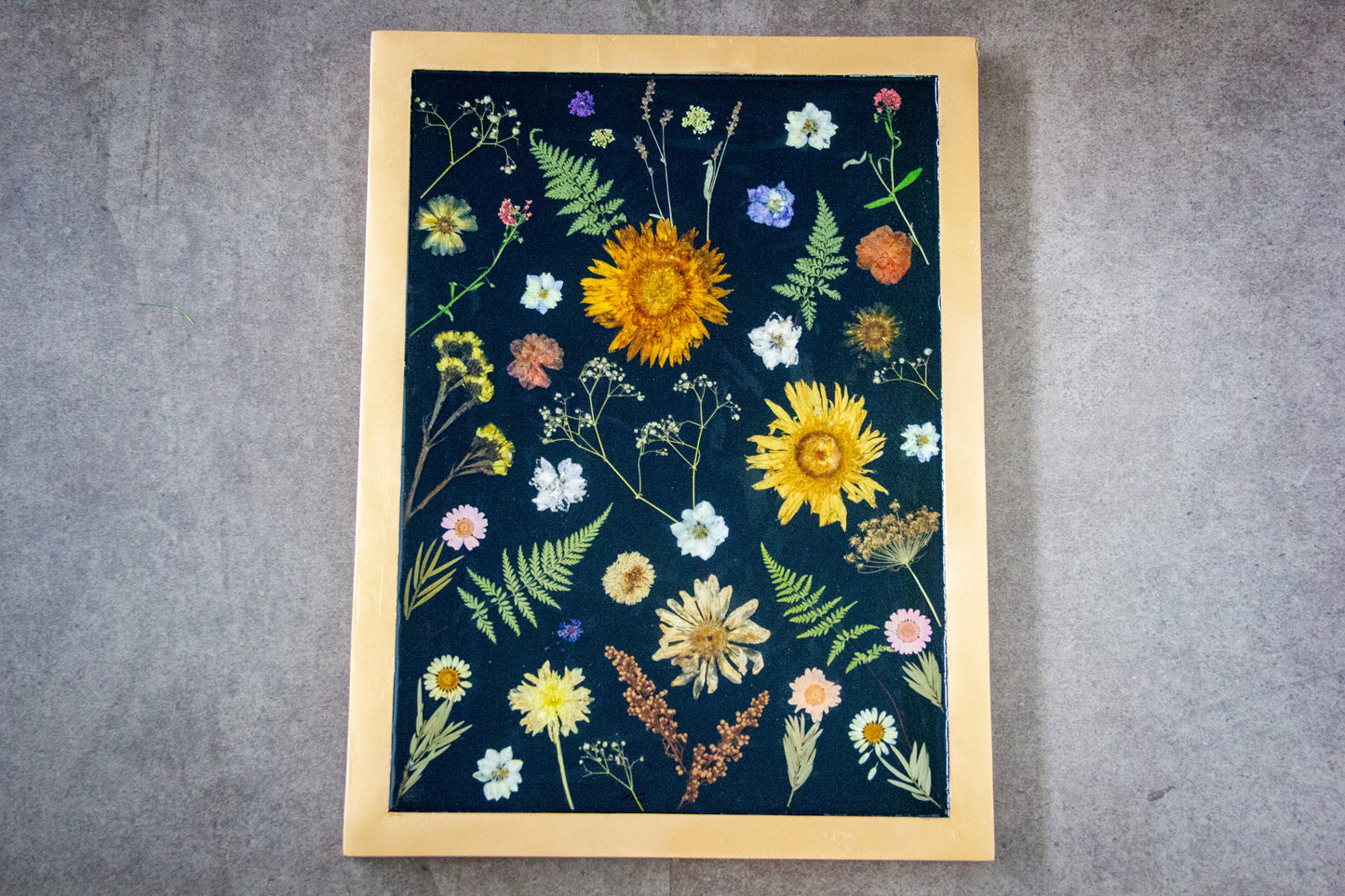 Floral Resin Artwork