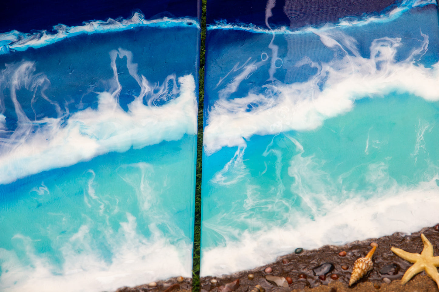 Beach Resin Artwork (Framed)