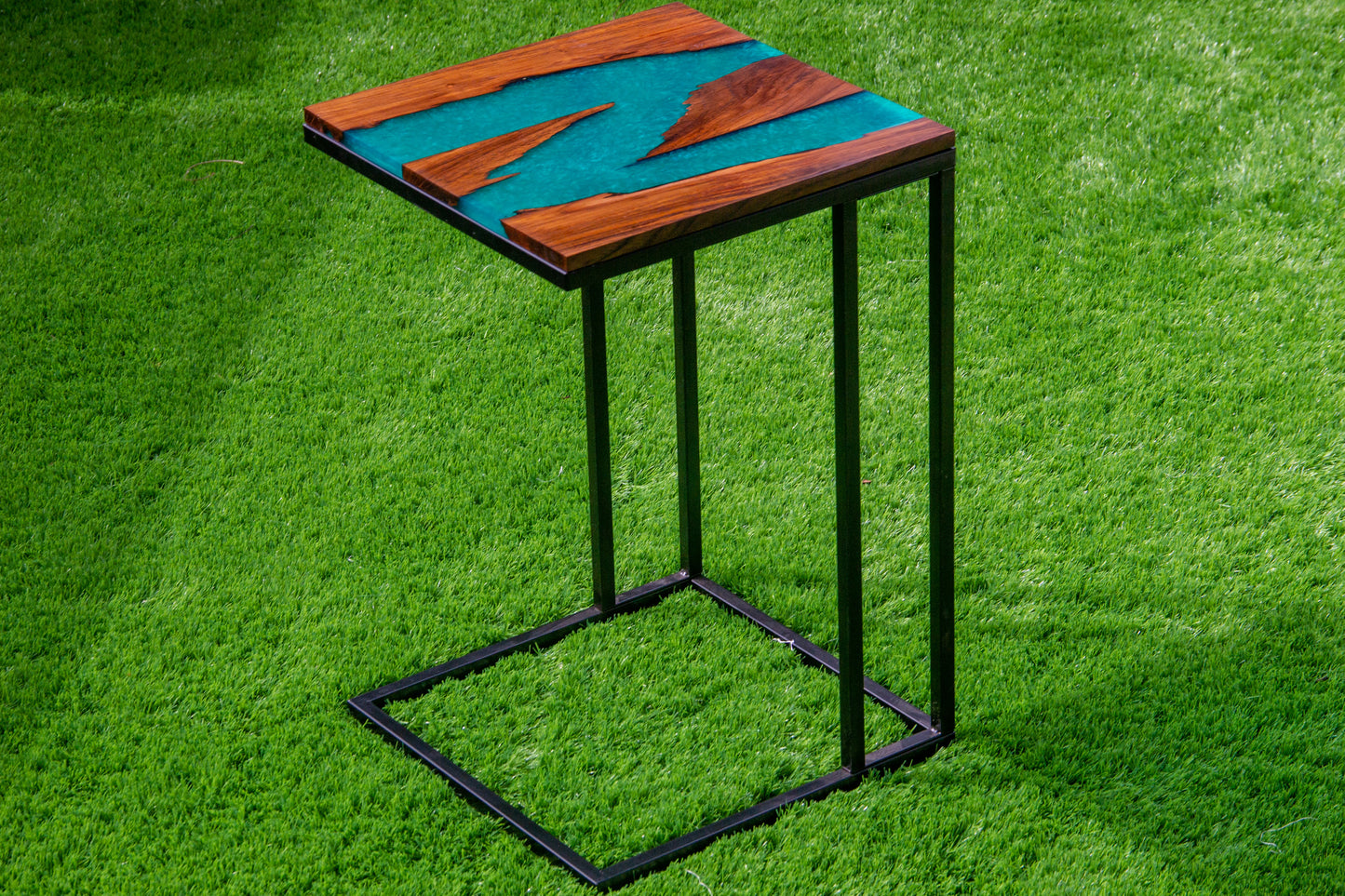 Resin Laptop River Table